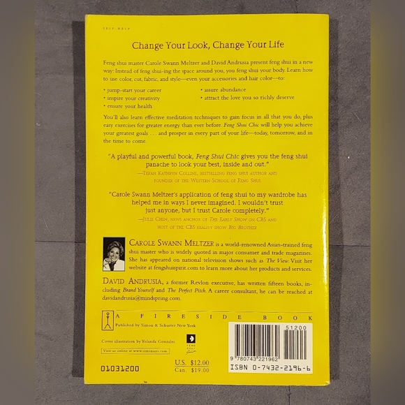 NWOT FENG SHUI CHIC - CHANGE YOUR LIFE WITH SPIRIT & STYLE PAPERBACK BOOK - Picture 5 of 5